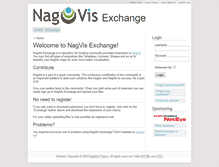 Tablet Screenshot of exchange.nagvis.org